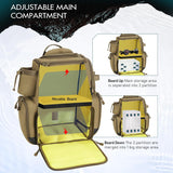 Large Outdoor Storage Fishing Tackle Bag with Protective Rain Cover