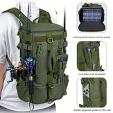 Waterproof Plug In Rod Luya Bag Fishing Backpack