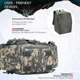 Large Outdoor Storage Fishing Tackle Bag with Protective Rain Cover