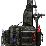 Premium Waterproof Nylon Fishing Backpack - Versatile & Waterproof Gear Storage