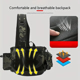 Premium Waterproof Nylon Fishing Backpack - Versatile & Waterproof Gear Storage