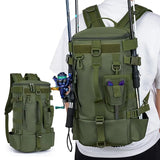 Waterproof Plug In Rod Luya Bag Fishing Backpack